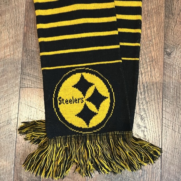 Mens PITTSBURGH STEELERS SCARF - Picture 2 of 3
